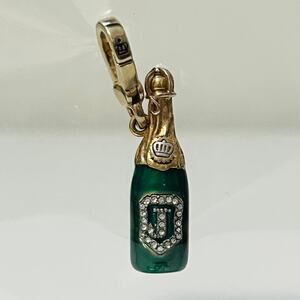Rare Vintage Juicy Couture Enamel Champagne Bottle Charm